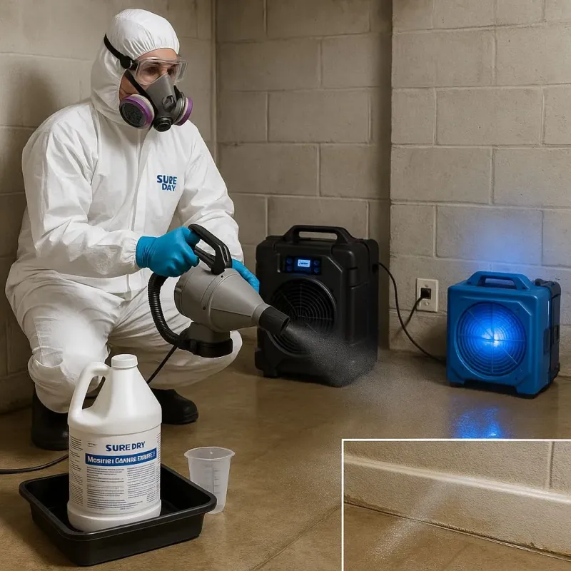 Sanitization and Odor Removal process in New Concord, OH